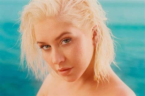 christina aguilera nude photos|Christina Aguilera posts topless photo to mark Stripped turning 21